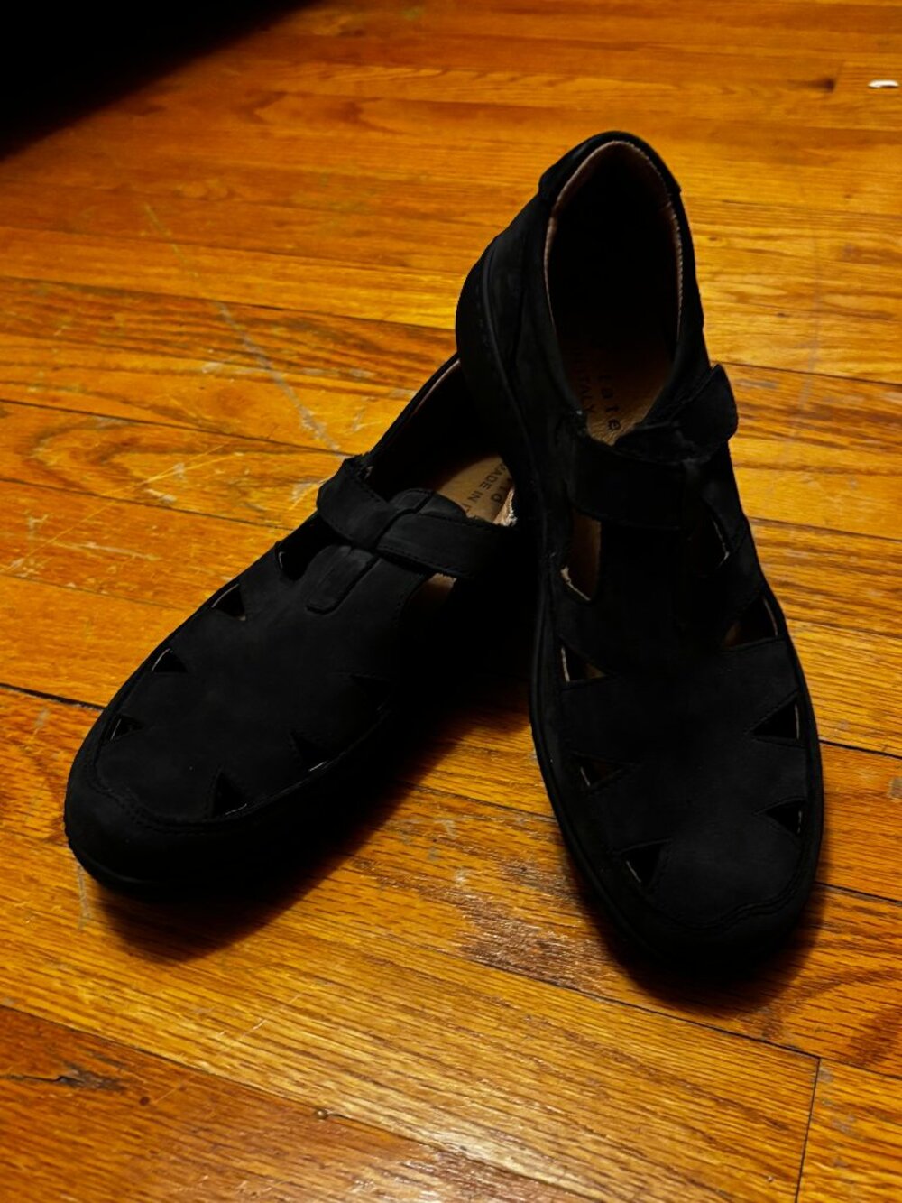 David Tate Catania Black Shoes Size 8